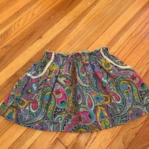 Peek skirt toddler girl size 2-3 liberty print